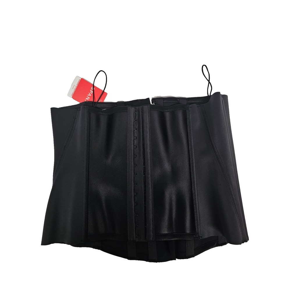 Spanx Under Sculpture Corset Black Waist Cincher‎ Shapewear 10188R New - Picture 7 of 15